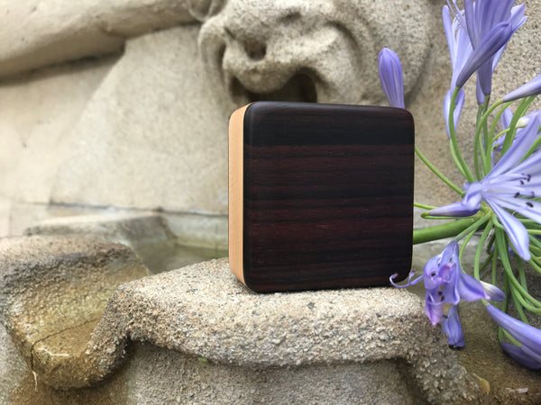 Studio Pro Series- Indian Rosewood Piccolo Box (~3.0" x 3.0" x 1.0")