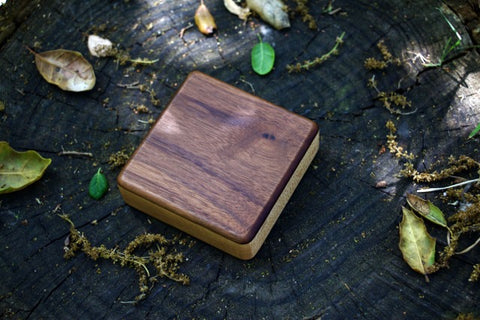 Performer Series- Walnut Soprano Box Shaker (~3.0" x 3.0" x 1.0")