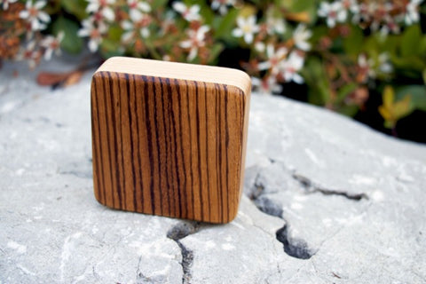 Performer Series- Zebra Piccolo Box Shaker (~3.0" x 3.0" x 1.0")