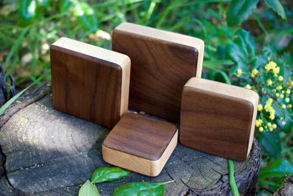 The Walnut Box Shakers Complete - with a Free Case!